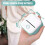Print Pod Sticker Printer,  Pocket Printer, Inkless Sticker Printer Portable  Thermal Printer with Print Paper 6