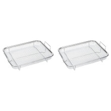 2 St Air Fryer- för Ugn, Rostfri Grillkorg, Non-Stick Mesh-, Air Fryer-Bricka TråDställskorg