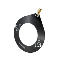 Portable Donut SDR Antenna Indoor Radio Antenna WB Antenna 10kHz-180MHz SMA Loop Antenna for Radio Walkie Talkie SDR,B