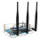 For Banana Pi OpenWrtOne Router Board MT7981B Chip Solution WiFi6, Black, Antenna 4