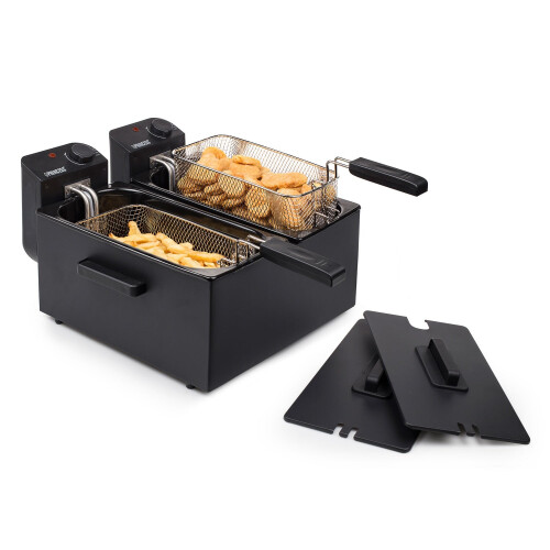 Princess Fritteuse Double 2x3L 2x1800W Schwarz