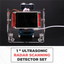 Ultrasoon Radarscandetector RC-Sfeerversiering voor 1/14 voor  RC-Vrachtwagen voor 1/10 RC-Rupswagen 2 M