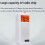HanRongDa  Pocket FM AM Radio Orange Backlight LCD Display Radios with Full Range Speaker Support Sleep Timer 2