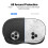 Capa Protetora de Silicone VR Shell Compatível com para Acessórios para Meta Quest 3S, Proteção Abrangente para VR Branco 4
