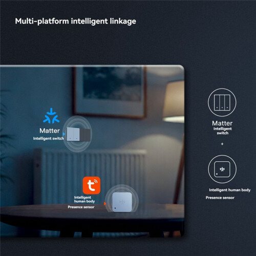 Tuya Matter WiFi   EU Version Button Light  Work with Alexa/ Home/ Home/Smartthings C 1