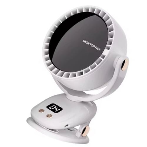 USB Multi Functional Leafless Clip Fan Outdoor Camping Desktop Charging Wireless Fan 2