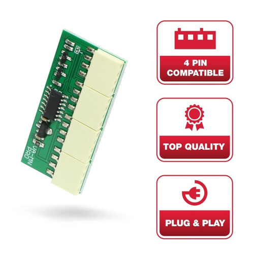 5 Pcs Cooling Fan Simulator (2nd Generation) - Plug &  4 Pin Fan Spoofer for Bitmain  S19 and More 1