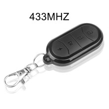 433MHz Garage Door Gate Remote Key Fob 4 Button Replacement Key Four Button Remote Control for Home Car Security