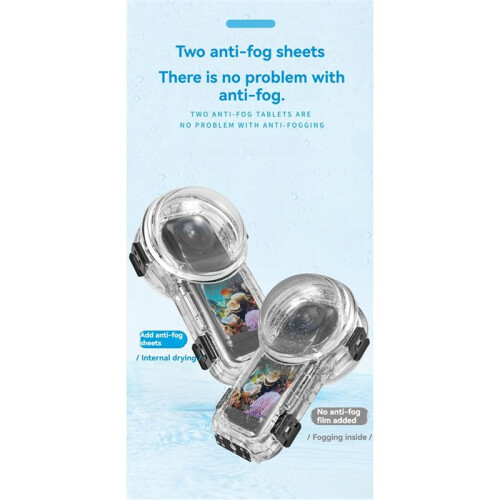 60M Waterproof Case for  X5 Invisible Diving Shell Underwater Protective Case for  X5 Action Camera