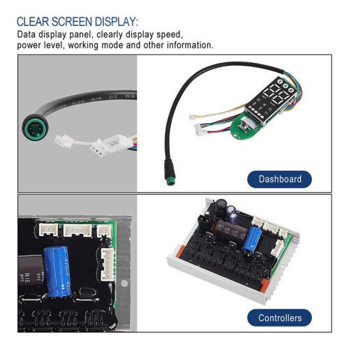 Controller Dashboard Display for  4 Electric Scooter Motherboard Dash Main Board 2