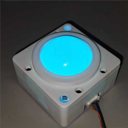 Mouse Trackball USB Redondo de 2 Polegadas com Iluminação LED para Jogos de Arcade no Windows, Compatível com Teclado e Joystick. 2