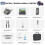 8K Dual Camera Drone Remote Control Airplane Toys with Automatic Obstacle Avoidance Function for Gift 1Pcs Battery 3