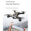 8K Dual Camera Drone Remote Control Airplane Toys with Automatic Obstacle Avoidance Function for Gift 1Pcs Battery 5