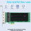 Adaptador Ethernet PCIe X1 para Placa de Rede Gigabit de 4 Portas com Chip I82576, Compatível com Windows 10/11, Ubuntu e Linux 2