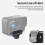AMAGISN Magnetic Quick Release Kit Adapter Mount with 2-Prong & 1/4 Thread Camera Quick Release Base for  Hero 12/11/10/9/8 4