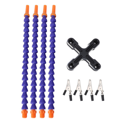 Soldering Helping Hands 4 Flexible Arms Aluminum Base Black 1
