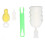 Babyflasche 180 ml Silikon Set mit 2 Saugern 6