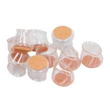 24 TPR Felt Chair Leg Protectors