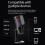 Kit de microphone de jeu USB avec éclairage RGB, cardioïde, 14,5x4,9cm, blanc 5