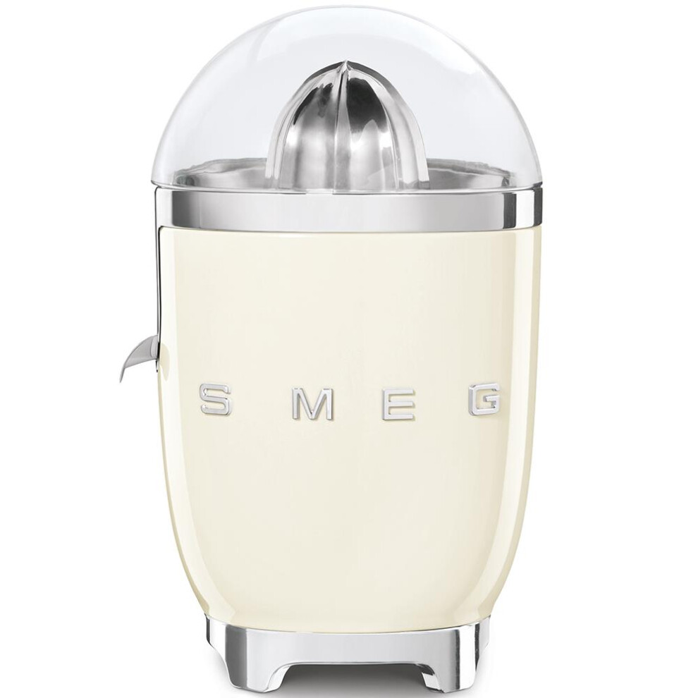 Smeg Citrus Juicer, Aluminium, 70W, Cjf11cruk Cream