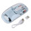 Mouse trasparente 2.4G BT1 BT2 Tri-Mode 400mAh Blu 3
