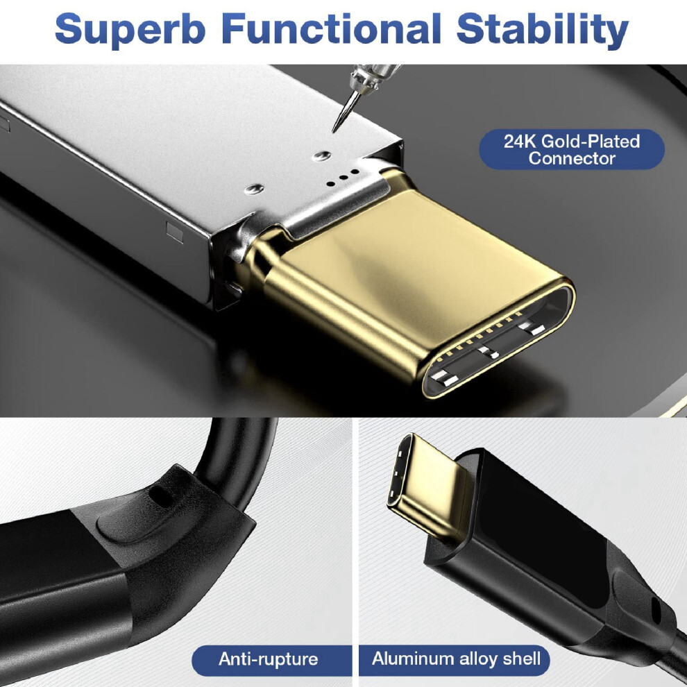 Usb C 3.2 Gen 2X2 Cable 240W 2M 7790334044858