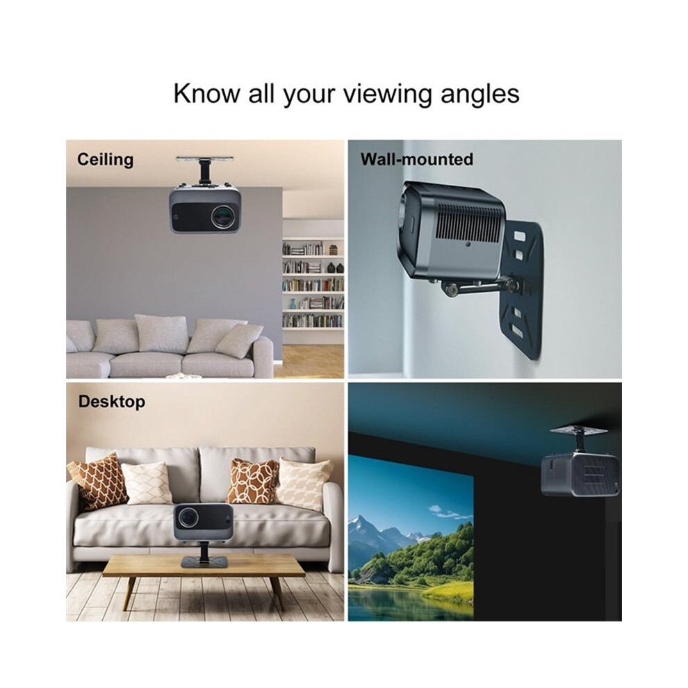 Portable Folding Projector Stand Desktop/Wall-Mount/Ceiling-Mount 3in1 Multi-Functional Stand-image-OPC-PT9DNKD-NEW