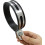 Universal Half Round Motorcycle Exhaust Clamp Muffler Bracket 4 Inch Black Silver Rustproof 4