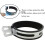Universal Half Round Motorcycle Exhaust Clamp Muffler Bracket 4 Inch Black Silver Rustproof 5