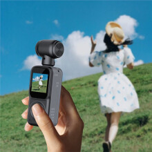 2K Handheld Pocket Camera Portable WIFI Camera 180Rotatable Anti-Shake Sports Camera Body Camera for Outdoor Cycling