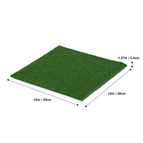 Reusable 12x12in Chicken Nesting Pads, 8pcs Soft Artificial Grass 1