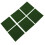 Reusable 12x12in Chicken Nesting Pads, 8pcs Soft Artificial Grass 9