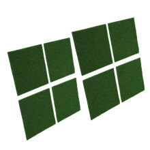Tapis de nidification 12 x 12 pouces vert pack de 8 pour poulets