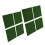Reusable 12x12in Chicken Nesting Pads, 8pcs Soft Artificial Grass 1