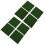 Reusable 12x12in Chicken Nesting Pads, 8pcs Soft Artificial Grass 14