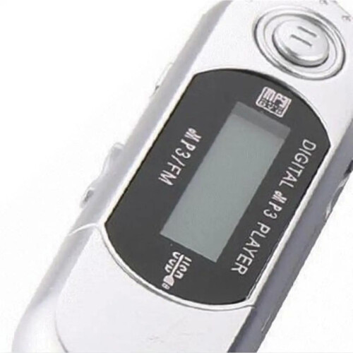 MP3 Player USB 2.0 Small Flash Drive Multilanguage LCD Music Player with 3.5mm Audio Jack Automatic Shutdown(B) 2