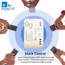 WiFi Temperature Humidity Sensor Monitor Home EWelink APP Control 7-32V