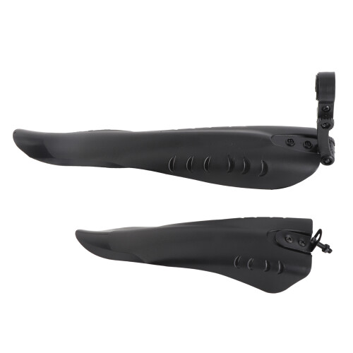 Plastic Mountain Cycle Mudguards 50cm Rear & 25cm Front Black 1