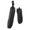 Plastic Mountain Cycle Mudguards 50cm Rear & 25cm Front Black 4