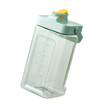 Large 3.5L Light Green Portable Leak-Proof Beverage Dispenser with Faucet