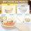 Round Foldable Bread Proofing Basket with Temperature Control Electric Silicone Banneton Sourdough Fermentation Bowl 4