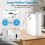 Automatic Soap Dispenser,Touchless Foaming Soap Dispenser,16.9oz/500ml Rechargeable Wall Mounted  Dispenser 5