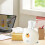 Cache-mouchoirs mignon ours blanc rond PP 9.52oz 9