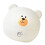 Cache-mouchoirs mignon ours blanc rond PP 9.52oz 13