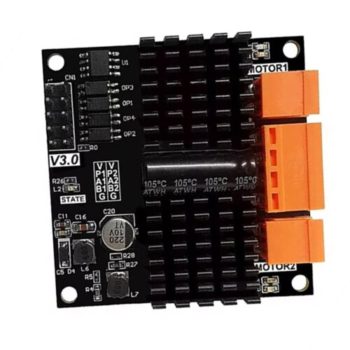 12V24V 12A Dual  Motor Drive Module Board, H-Bridge Second L298N BTS7960 10A
