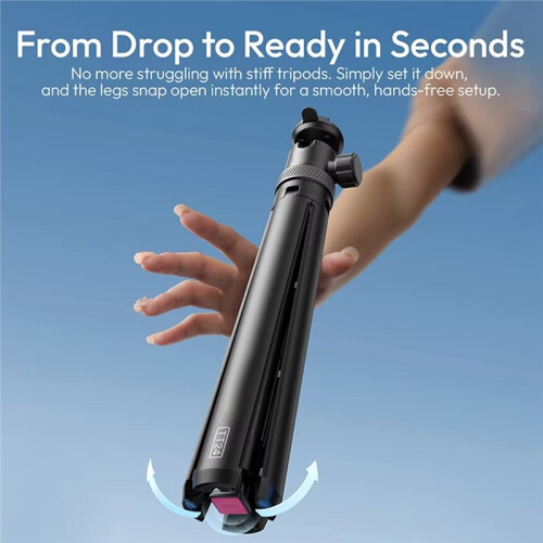 TT24 Cka Quick-Release Tripod 1.5M Selfie Stick for  Pocket  Action Camera with Quick Release Plate 2