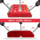 Drill Guide with 30/45/90 Angled/Straight Holes 4 Sizes Drill Jig for Woodworking Includes Bubble Level 4