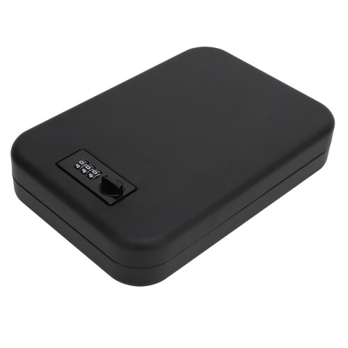 Portable Steel Safe Box, 1295g, Combination Code, Fits Full Size Handguns