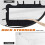 Rear Windshield Waterproof Soft Back Dust Panel for  RZR 1000 XP XP 4 1000 Stop Wind Rain and Debris 4