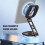 Dual Magnetic Phone Ring Holder, Foldable Magnet Cell Phone Grip Stand for  Phone 4